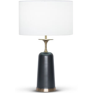Fletcher 27.75 inch 150.00 watt Antique Brass and Bronze Table Lamp Portable Light