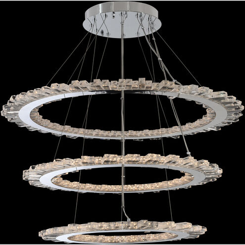 Quasar LED 42 inch Chrome Pendant Ceiling Light