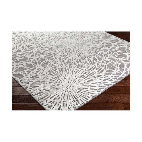 Tredyffrin 36 X 24 inch Charcoal/Ivory Rugs, Wool, Bamboo Silk, and Cotton