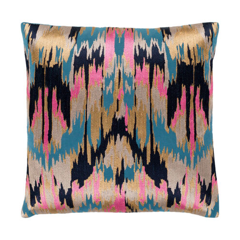 Ara 18 X 18 inch Navy Pillow Kit, Square