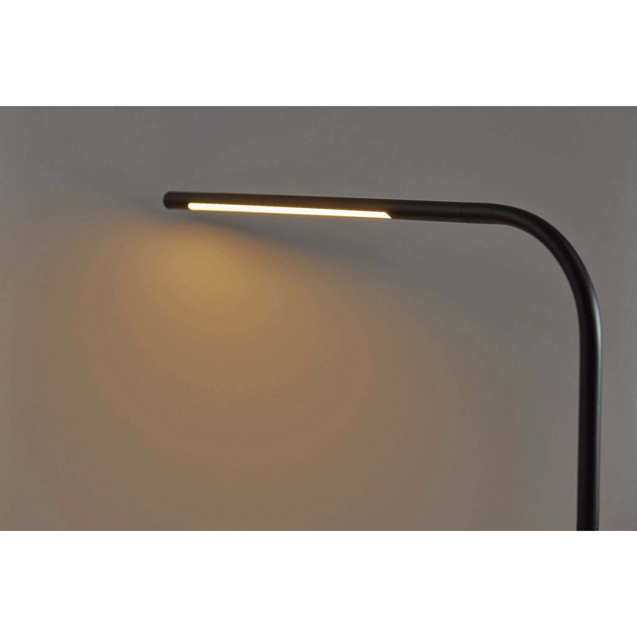 Cullen 24 inch 9.00 watt Black LED Desk Lamp Portable Light, with Smart Switch