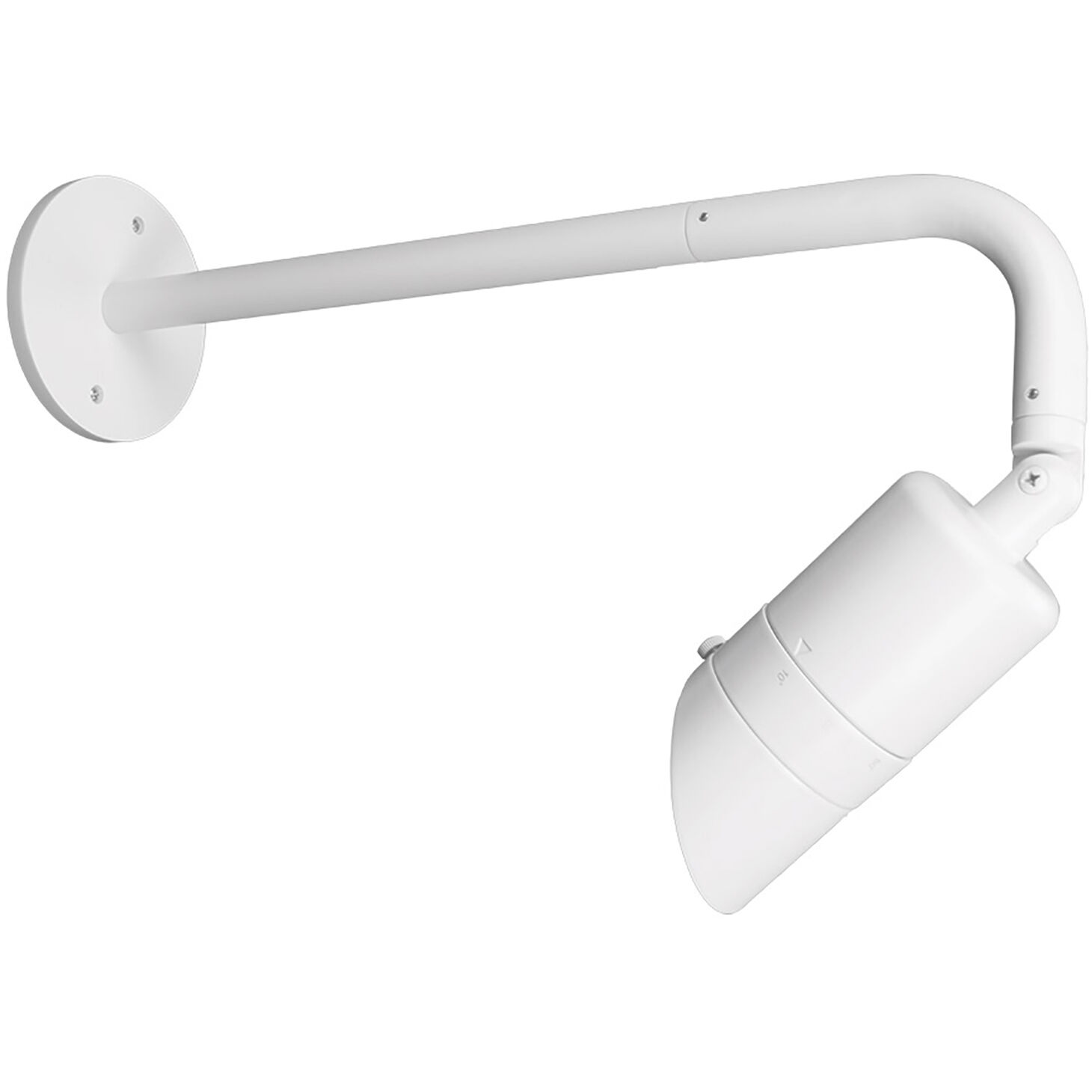 Endurance LED 5 inch White Outdoor Wall Lighting in 3000K, WAC Limited