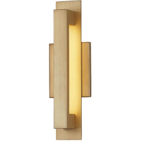 Catalina LED 15 inch Burnished Gold Outdoor Wall Sconce