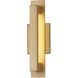 Catalina LED 15 inch Burnished Gold Outdoor Wall Sconce