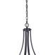 Elliot 5 Light 27 inch Flat Black Chandelier Ceiling Light