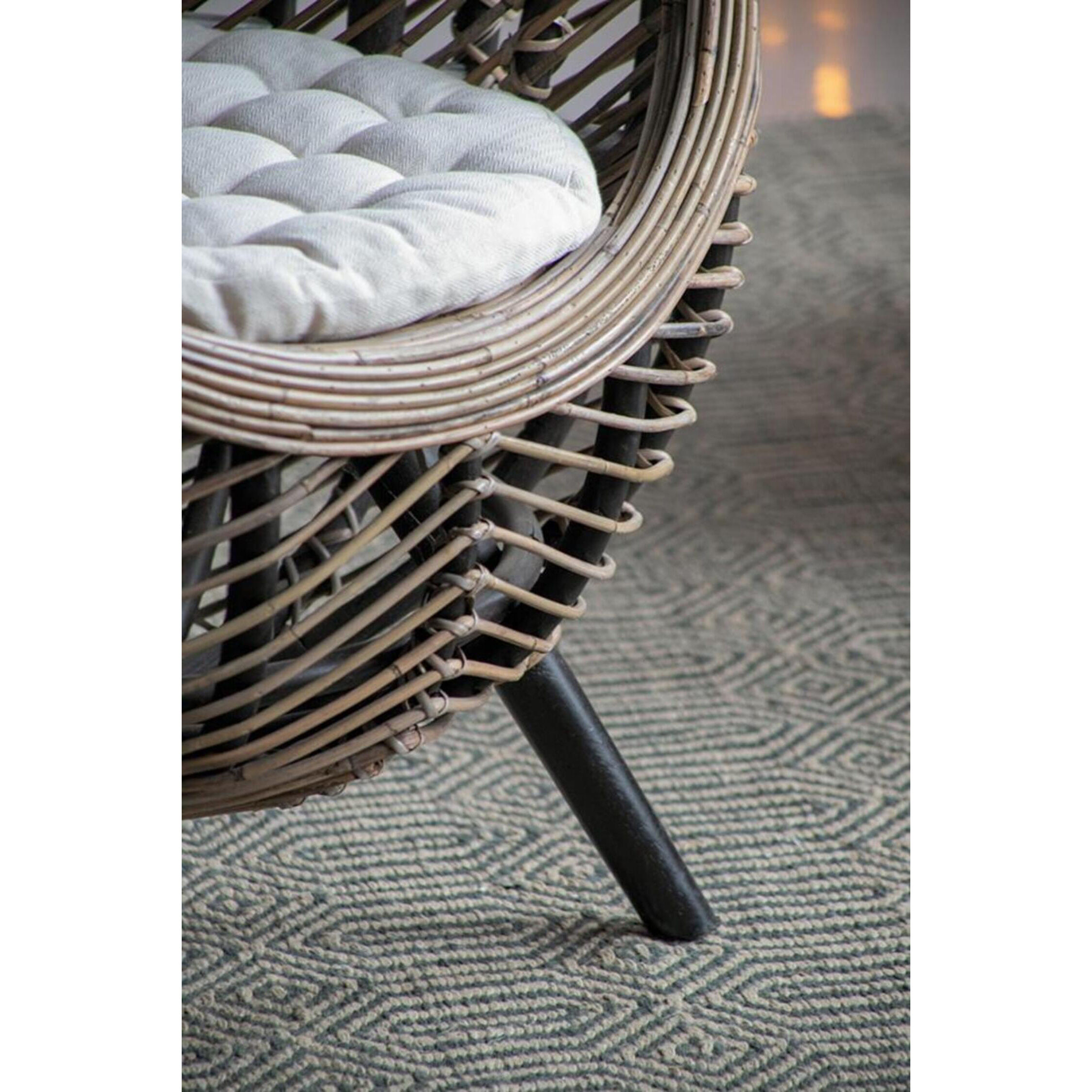 Gogo Brown Chair, With Cushion