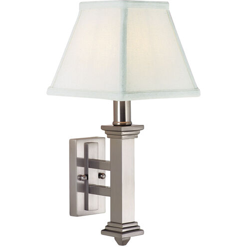 Decorative Wall Lamp 1 Light 7 inch Satin Nickel Wall Lamp Wall Light