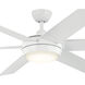 Mint 60 inch White Ceiling Fan