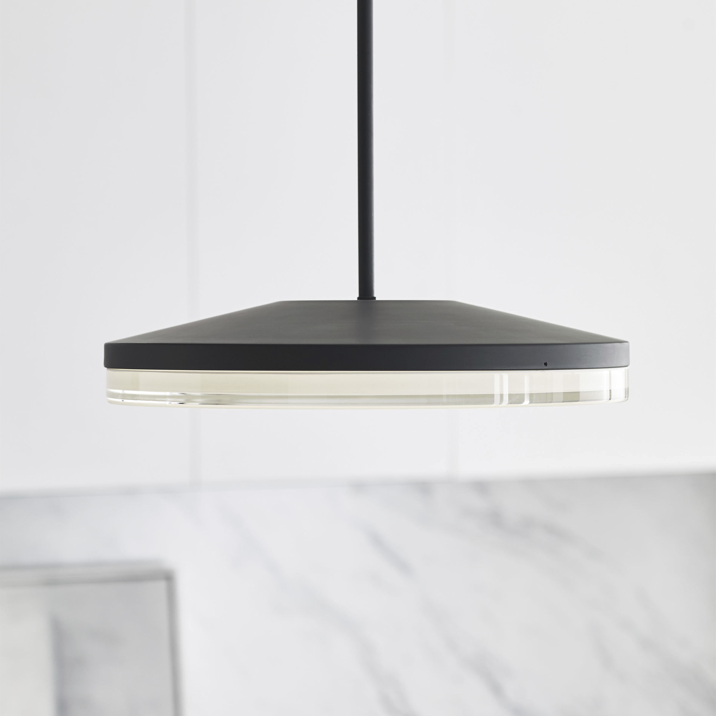 Sean Lavin Wyatt LED 16 inch Nightshade Black Pendant Ceiling Light, Integrated LED