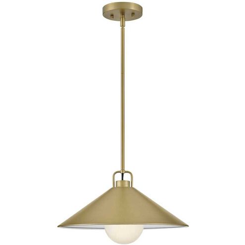 Milo LED 16 inch Lacquered Brass Pendant Ceiling Light