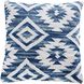 Serranos 20 X 5.5 inch Crema with Gray and Turquoise Pillow, Cover Only