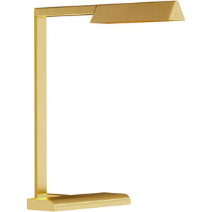 Sean Lavin Dessau 16 inch 10.6 watt Natural Brass Table Lamp Portable Light, Integrated LED