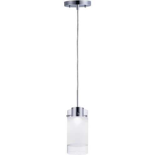 Scope LED 5 inch Polished Chrome Single Pendant Ceiling Light