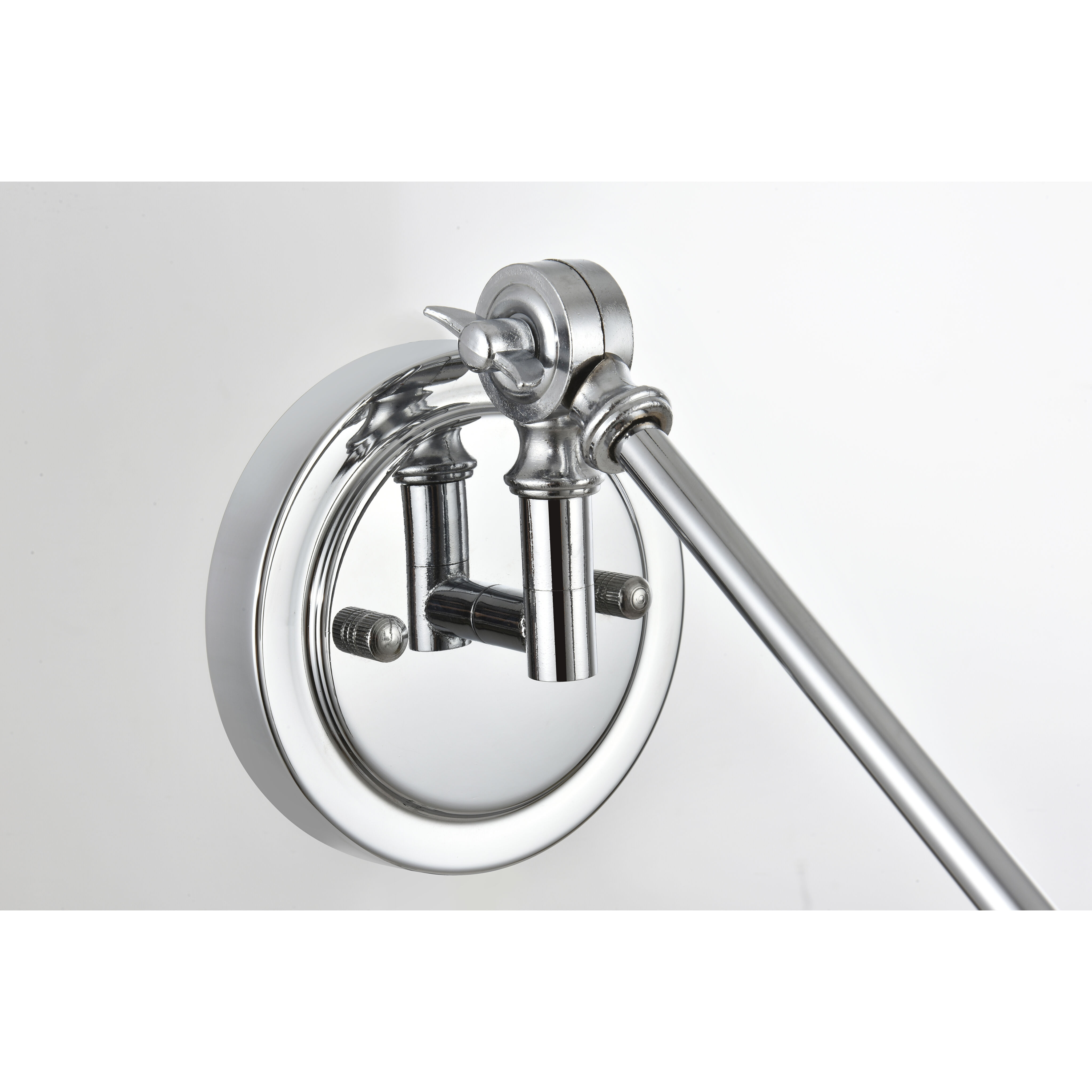Ledger 16 inch 40.00 watt Chrome Swing Arm Wall Sconce Wall Light