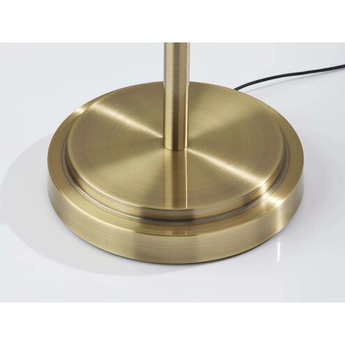 Juliana 58 inch 18.00 watt Antique Brass Floor Lamp Portable Light