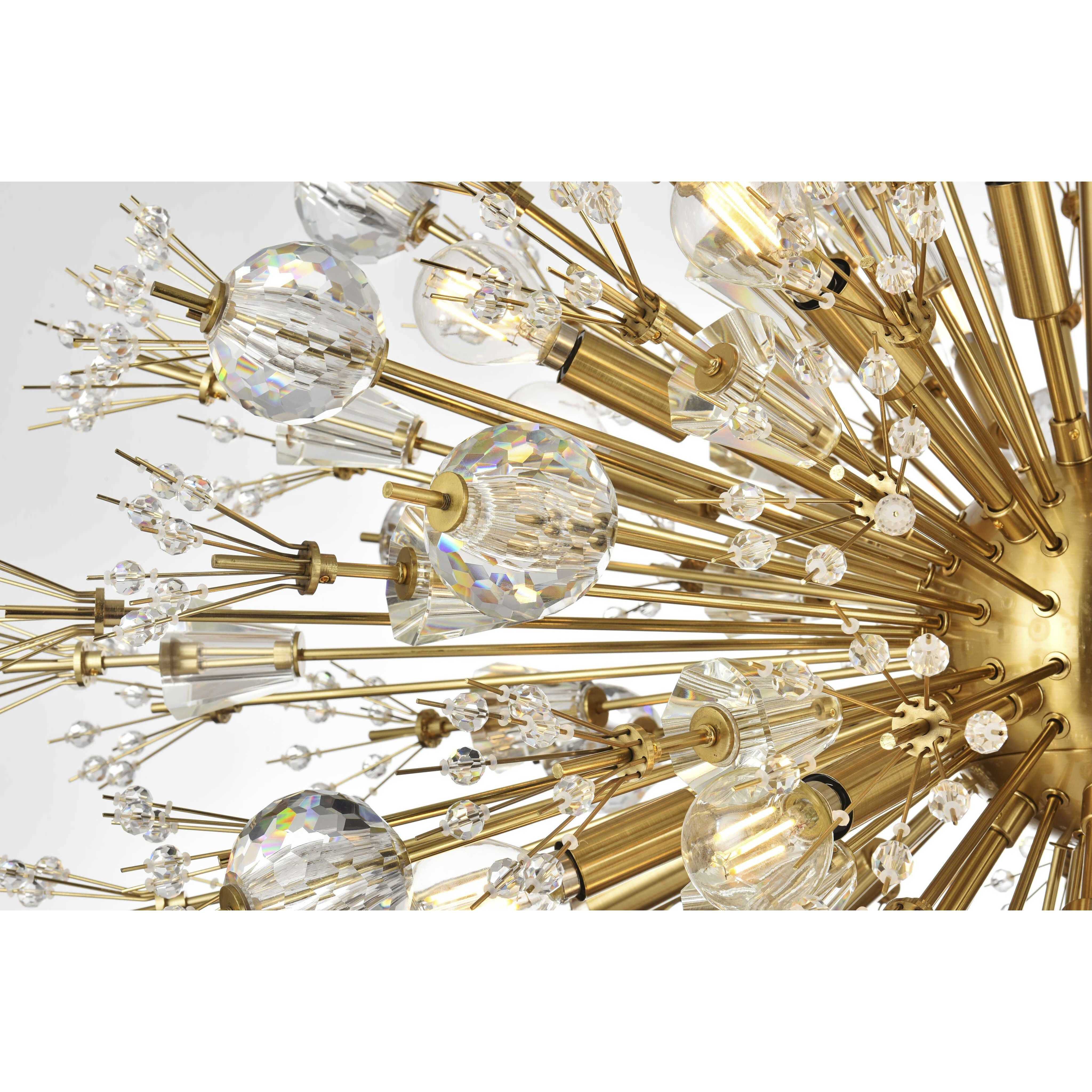 Vera 24 Light 23 inch Gold Pendant Ceiling Light