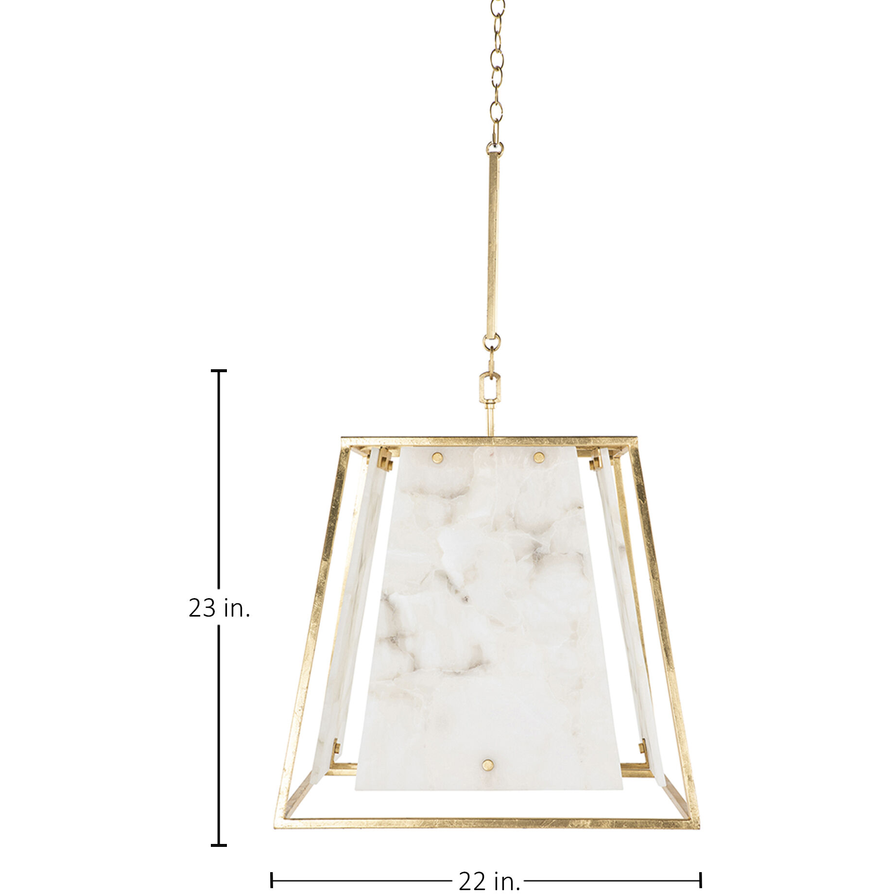 Stacey 1 Light 22 inch Gilded Gold and Alabaster Chandelier Ceiling Light