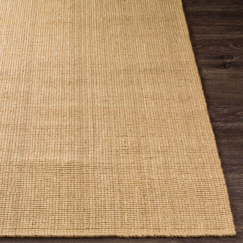 Jute Woven 108 X 72 inch Tan Handmade Rug, Rectangle
