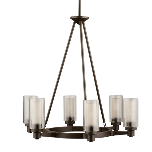 Circolo 6 Light 26.00 inch Chandelier