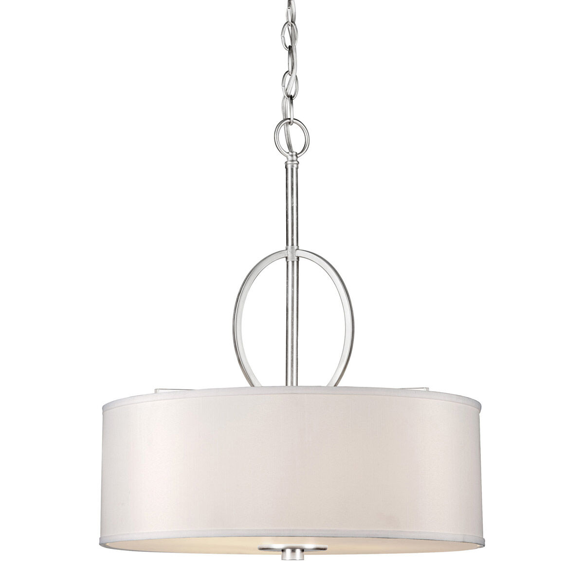 Nickel drum chandelier deals