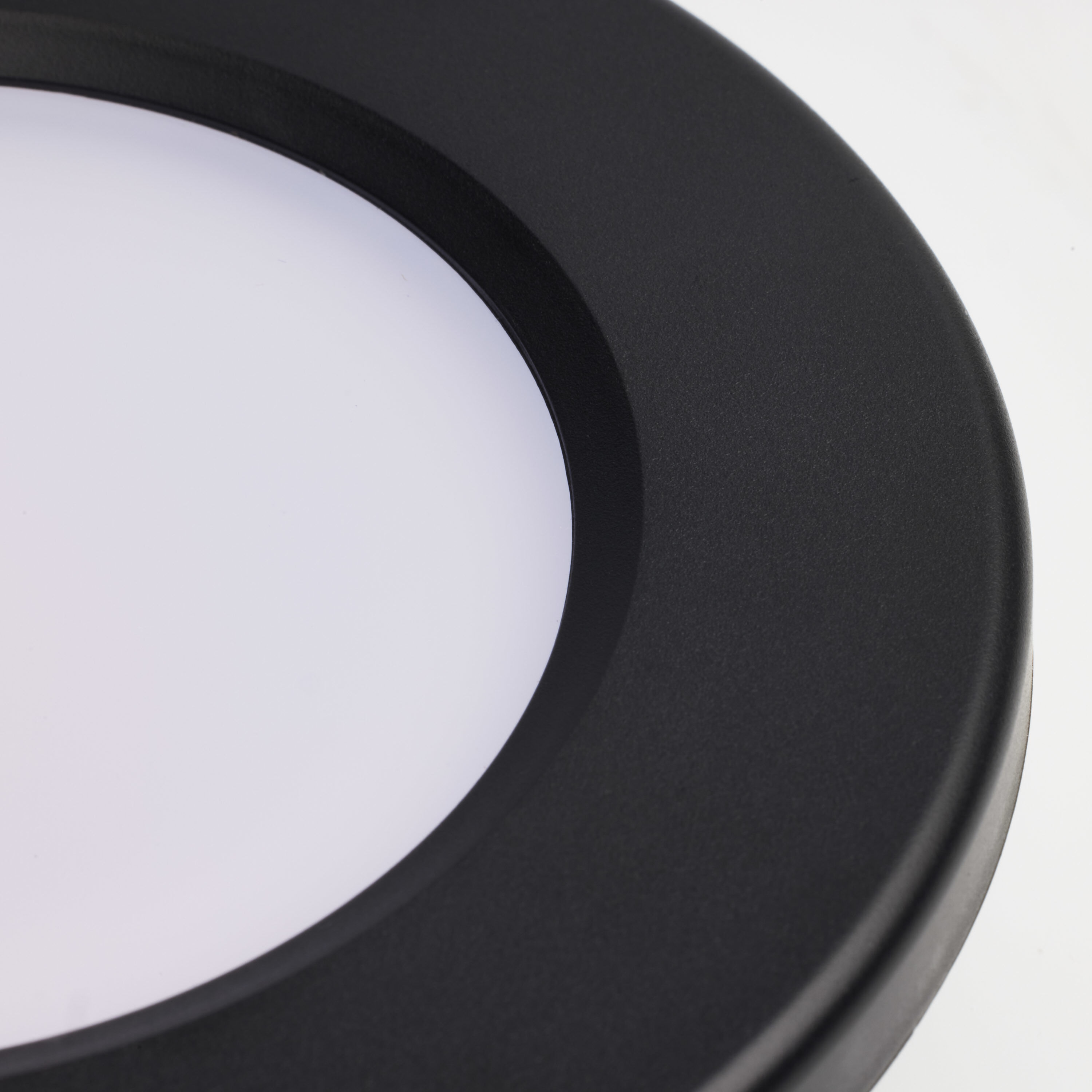 ColorQuick LED 5 inch Black Close-to-Ceiling Ceiling Light, Edge Lit