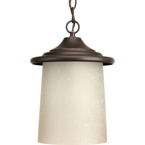 Essential 1 Light 8 inch Antique Bronze Outdoor Hanging Lantern