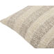 Nicki 20 X 20 inch Pearl / Ash / White / Off-White / Natural Accent Pillow