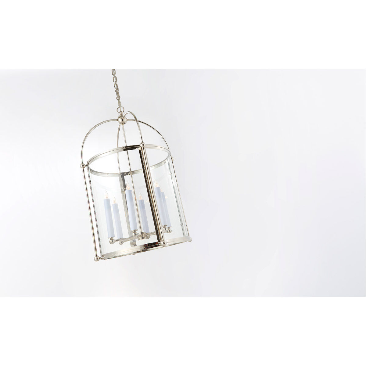 Polished nickel lantern pendant online