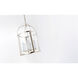 Chapman & Myers Riverside Round 6 Light 19 inch Polished Nickel Lantern Pendant Ceiling Light, Medium