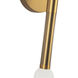 Alora Mood Arden LED 2.38 inch Brushed Gold Bath Vanity Light Wall Light