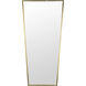 Cassio 60 X 30 inch Antique Brass Mirror