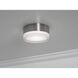 Emma LED 5.75 inch Satin Nickel Flush Mount Ceiling Light
