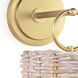 Nantucket 1 Light 7.5 inch Natural Brass Wall Sconce Wall Light