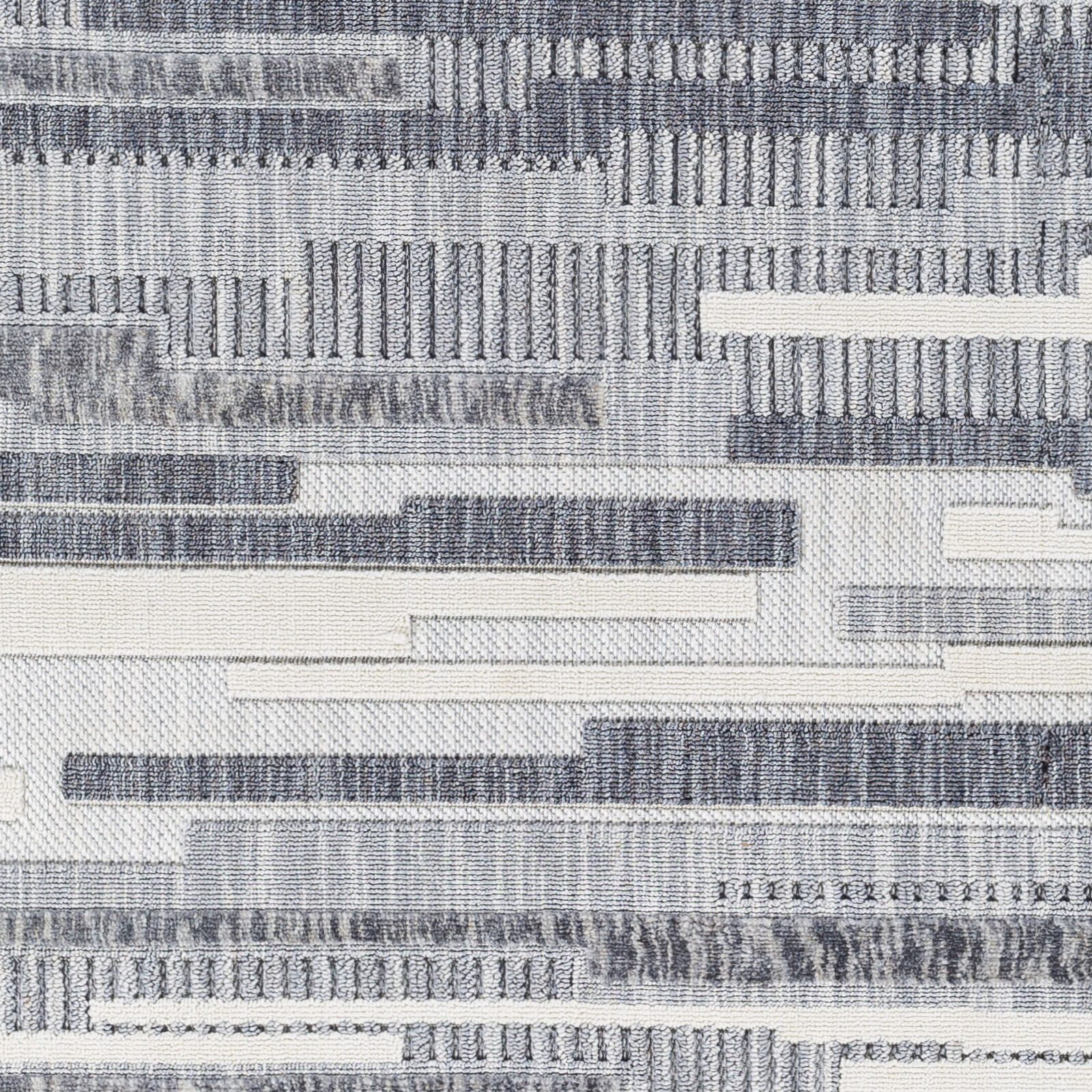 Broadway 120 X 94 inch Light Grey Rug, Rectangle