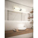 Idris LED 40.5 inch Chrome Bath Vanity Wall Light