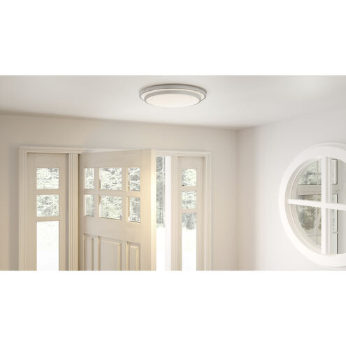 Irving 14 inch Brushed Aluminum Semi-Flush Mount Ceiling Light
