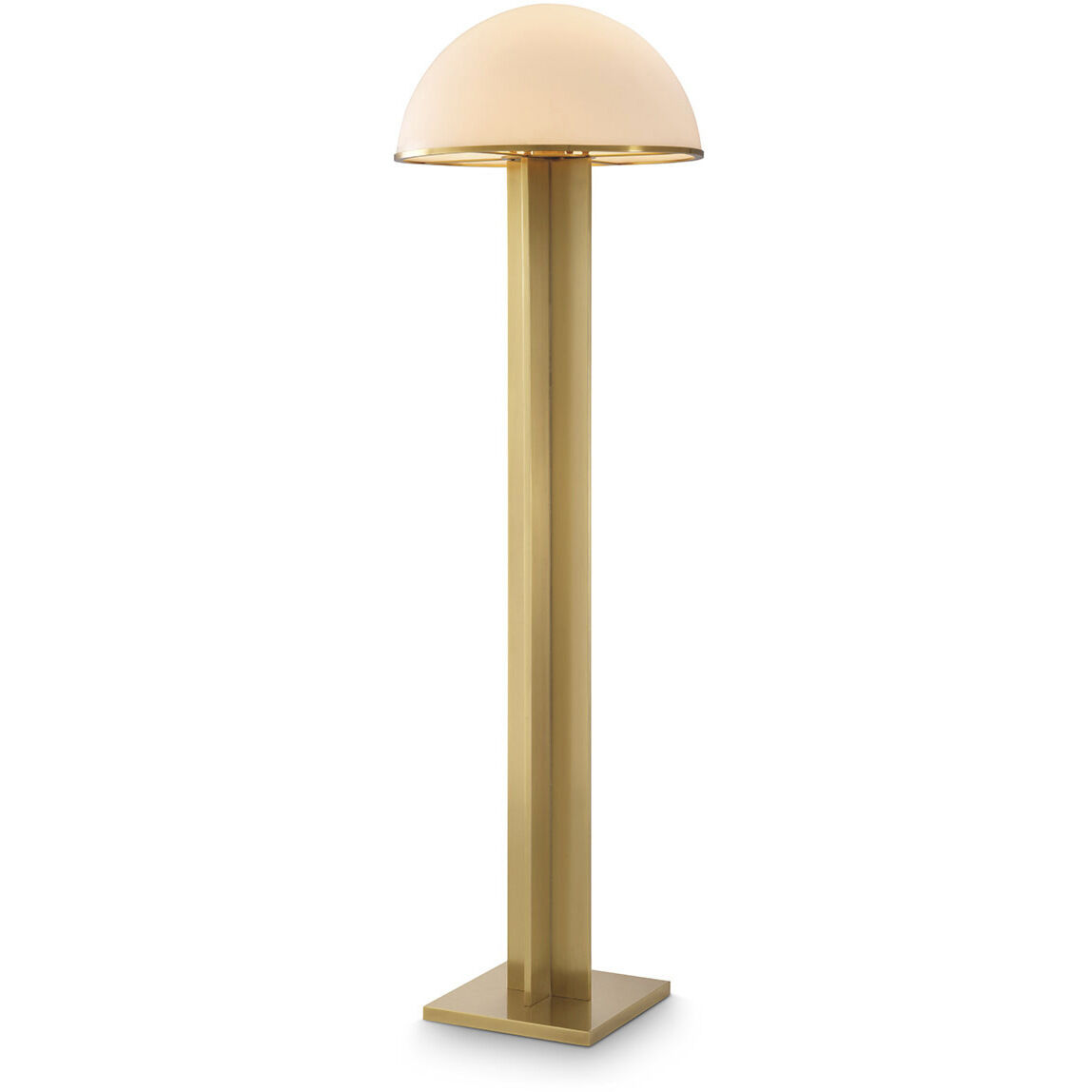 Berkley 53.15 inch 40 watt Antique Brass Floor Lamp Portable Light