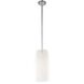 Essex 1 Light 7 inch Chrome Mini-pendant Ceiling Light in Half Opal Glass