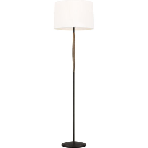 ED Ellen DeGeneres Ferrelli 61.63 inch 9 watt Weathered Oak Wood Floor Lamp Portable Light