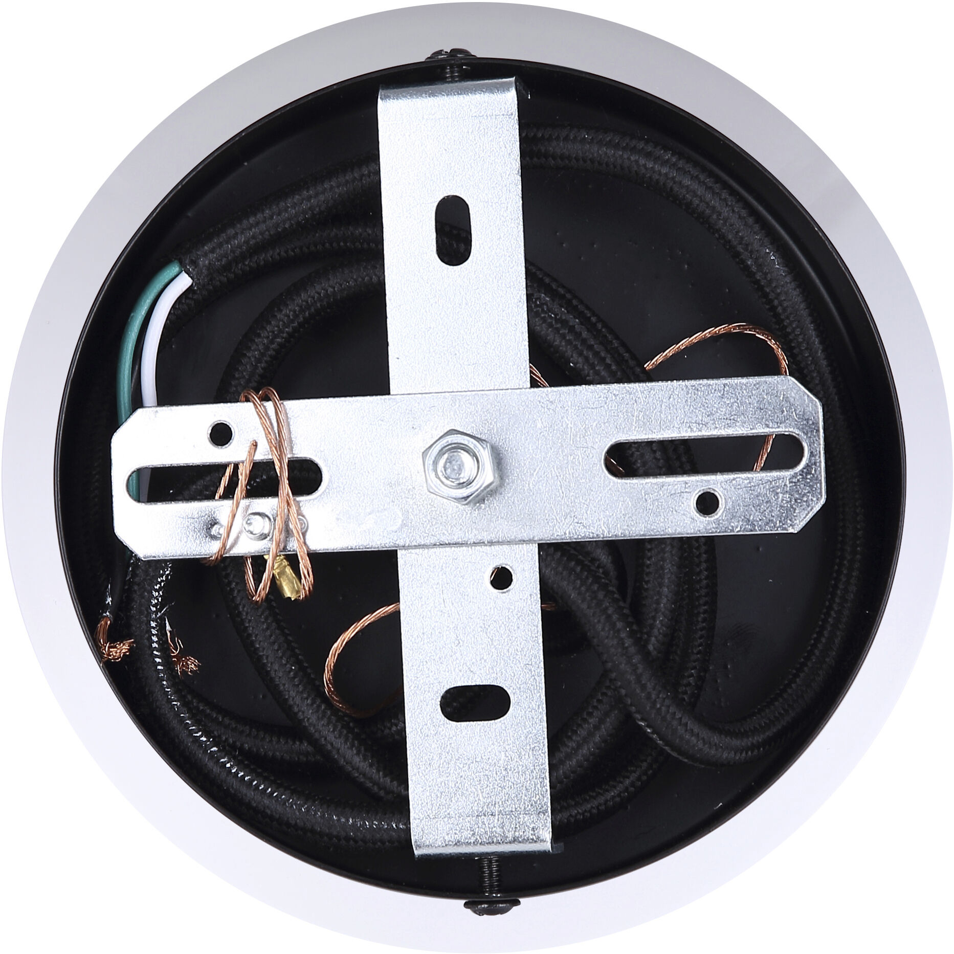 Arbella 1 Light 7.75 inch Black/White Pendant Ceiling Light