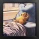 Cozy Beats 11 X 11 inch Non-Glass Framed Art