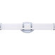 Rings 24 inch Chrome Vanity Light Wall Light