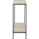 Boyles 42 inch Natural and Black Console Table, Hiroshi Koshitaka Collection