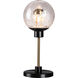 Essence 17 inch 7.00 watt Satin Dark Gray Table Lamp Portable Light
