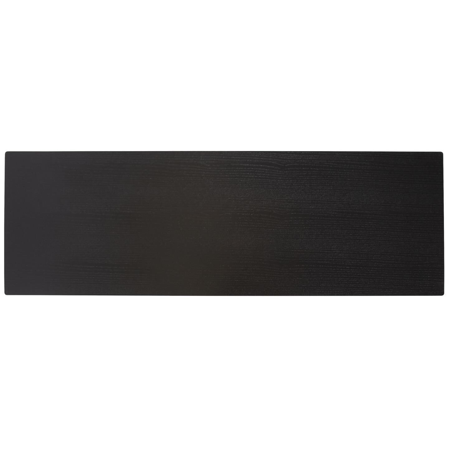 Soho 47 inch Dark Ash/Brass Console Table