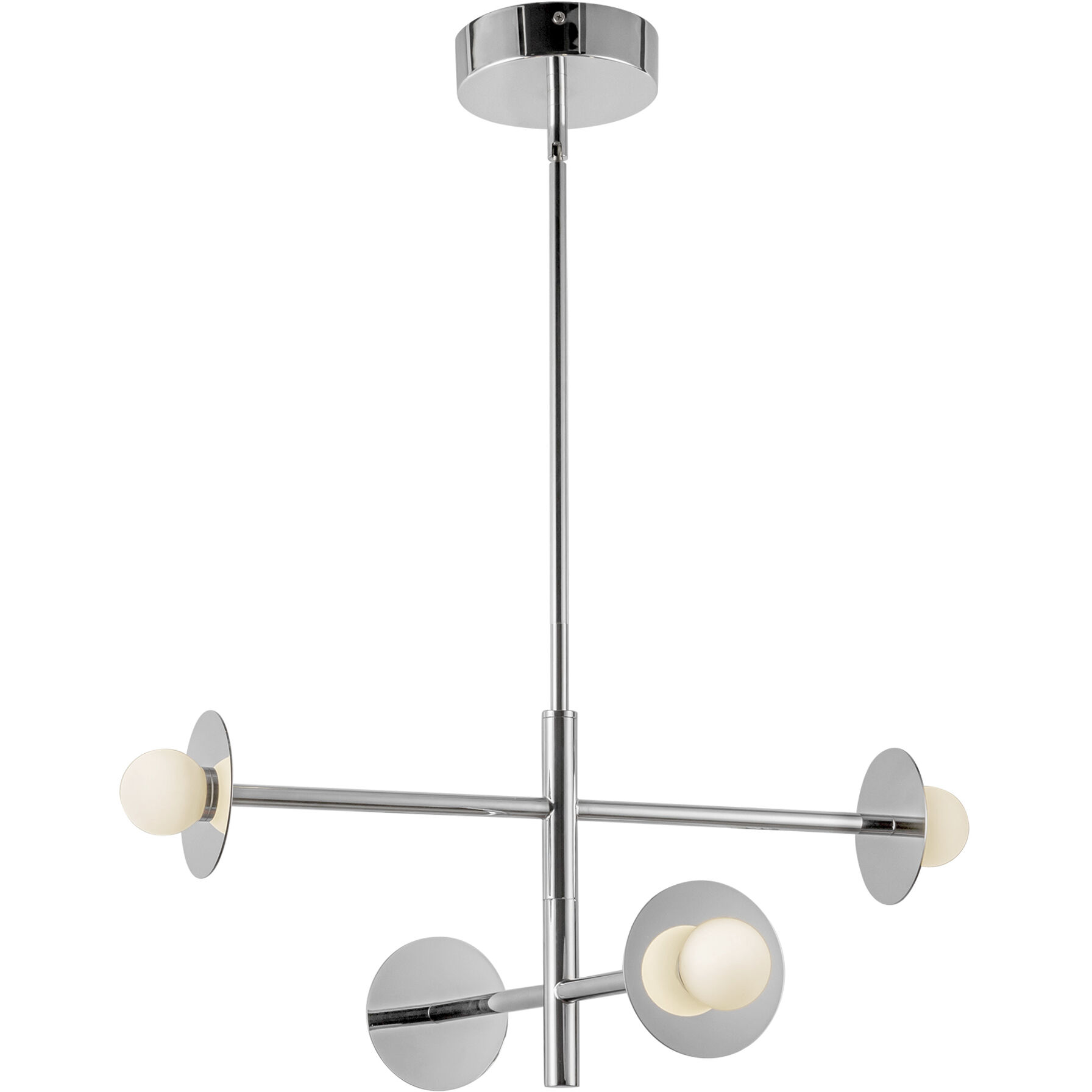 Elixir LED 22.13 inch Chrome Chandelier Ceiling Light