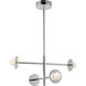 Elixir LED 22.13 inch Chrome Chandelier Ceiling Light
