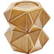 Starred 7.3 X 3.5 inch Candleholder
