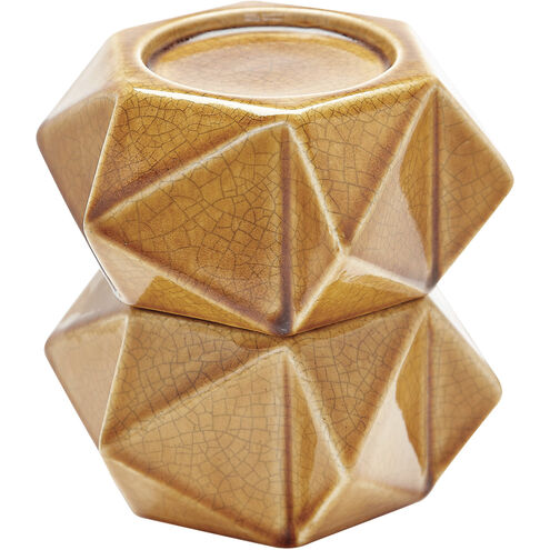 Starred 7.3 X 3.5 inch Candleholder