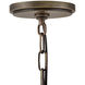 Heritage Huntersfield 3 Light 11 inch Burnished Bronze Outdoor Hanging Lantern